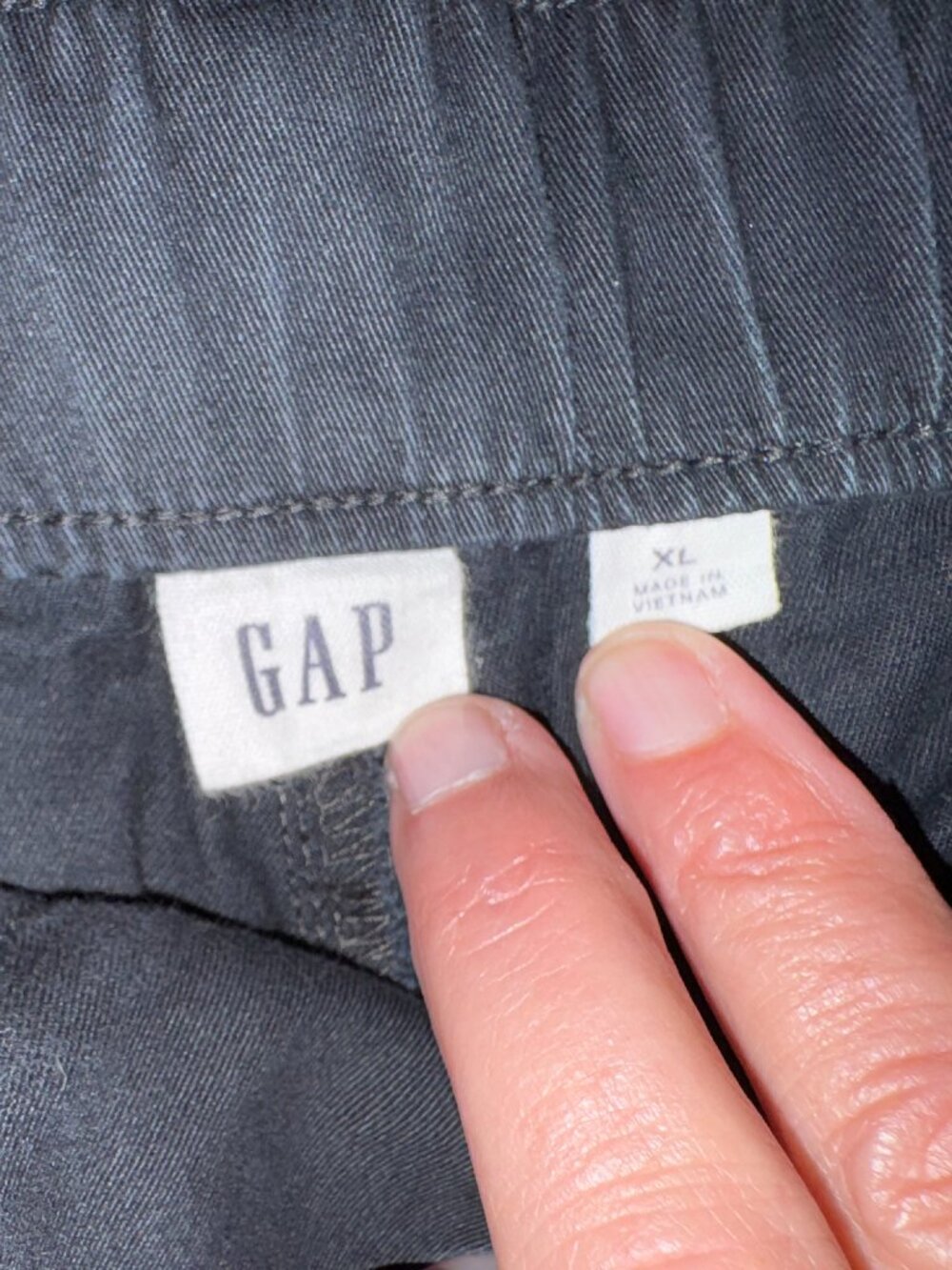 Gap Black Cargo High Waisted Jogger Pants size XL - Picture 2 of 13